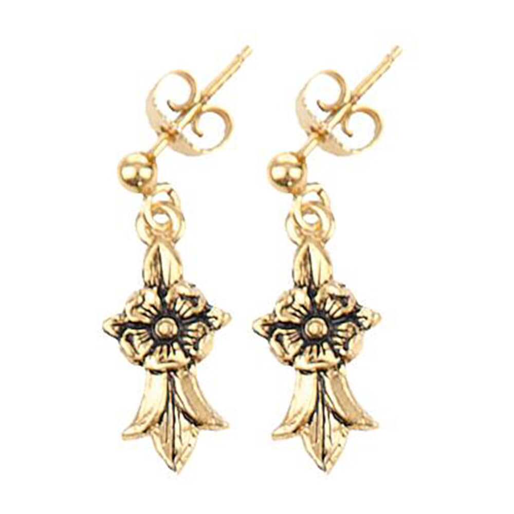 Løken Øredobber 925 Forgylt Sølv