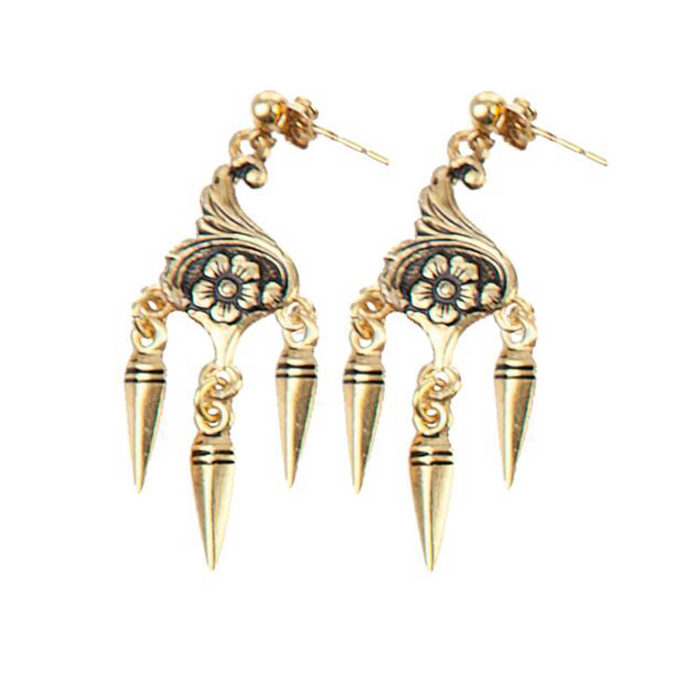 Løken Øredobber 925 Forgylt Sølv