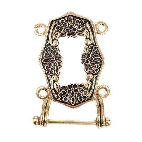 Løken Veskestøl 925 Forgylt Sølv