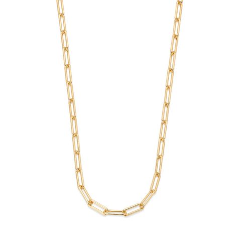 Halskjede 925 Forgylt Sølv