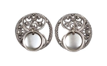 maljer, filigr. oksidert m. la