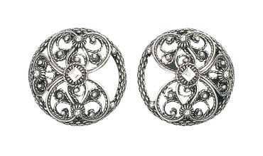 maljer, filigr. små, oksidert