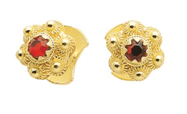 Mansjettknapper Fana 830 Forgylt Sølv