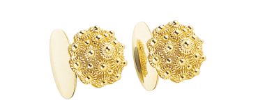 Mansjettknapper 830 Forgylt Sølv