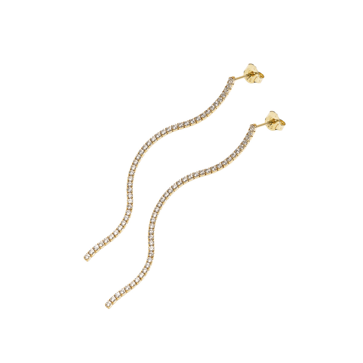 Øredobber 925 Forgylt Sølv    