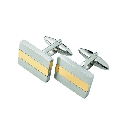 Mansjettknapper Tofarget Stål