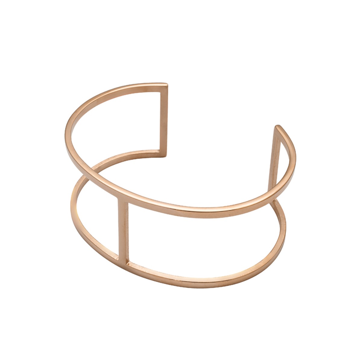 MAUD Armring Roséfarget Stål