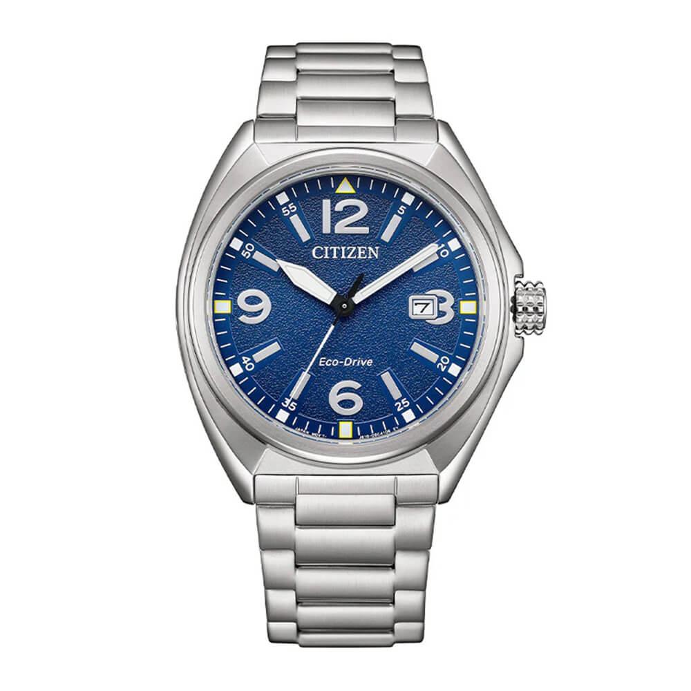 Military 3HD Eco-Drive 41 mm Blå