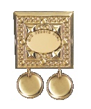 * min første stål, forgylt