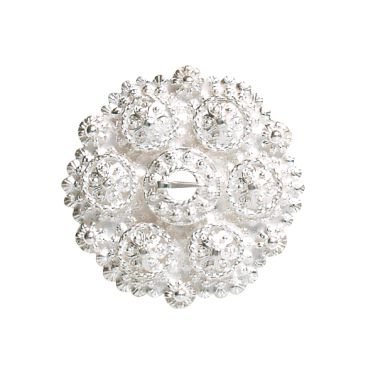 Bolesølje Liten 830 Hvitt Sølv