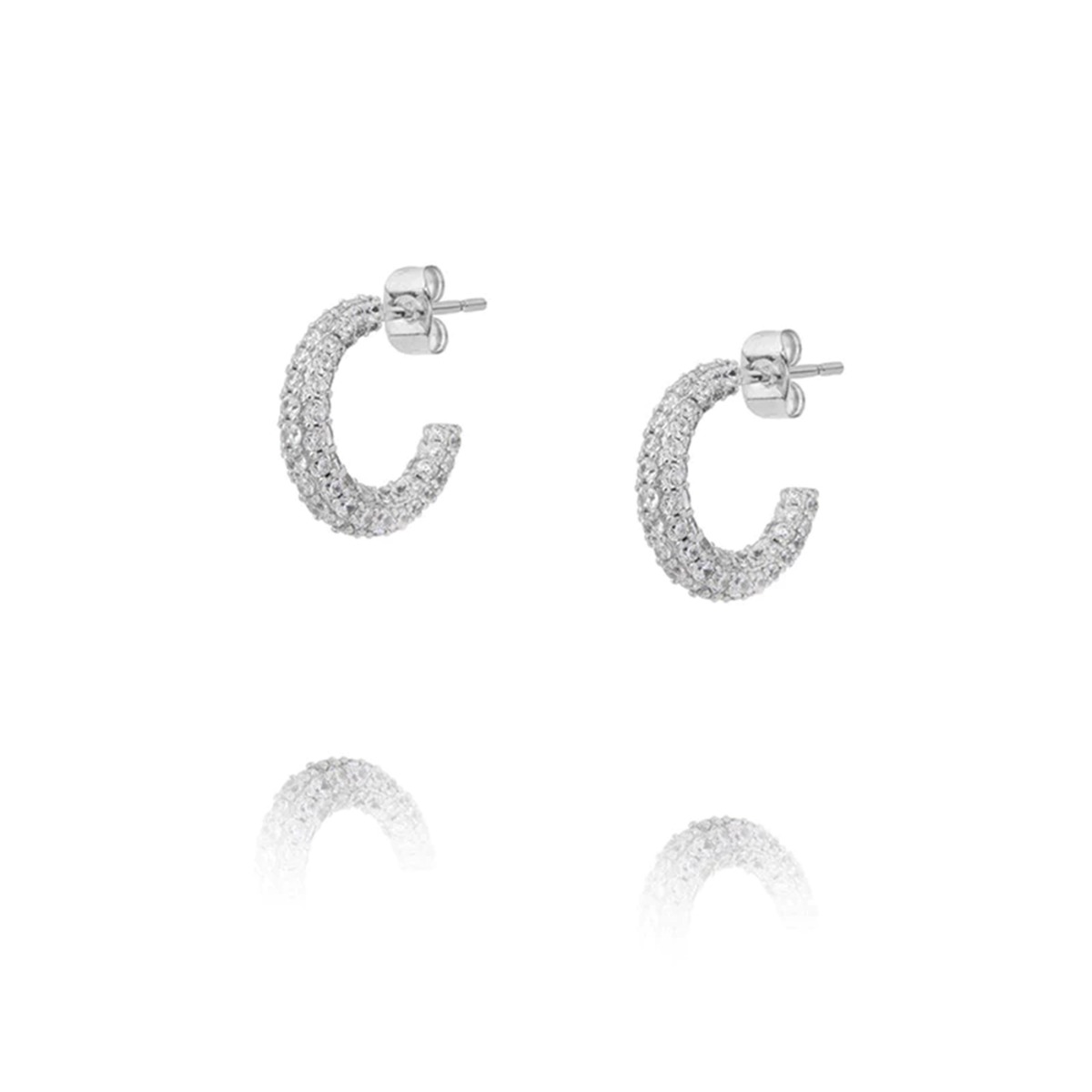 Glasier Øreringer Sølv 16 mm