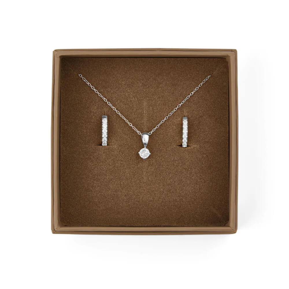 Smykkesett Jolie Silver