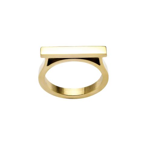 LEA Ring Gullfarget Stål