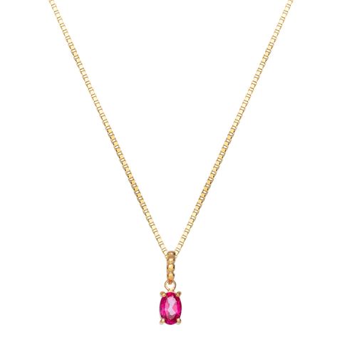 NINA Halssmykke 375 Gult Gull