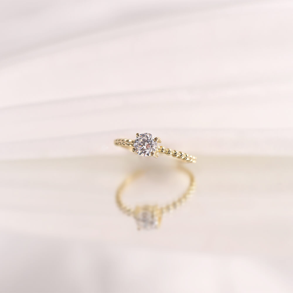 NINA Ring 375 Gult Gull