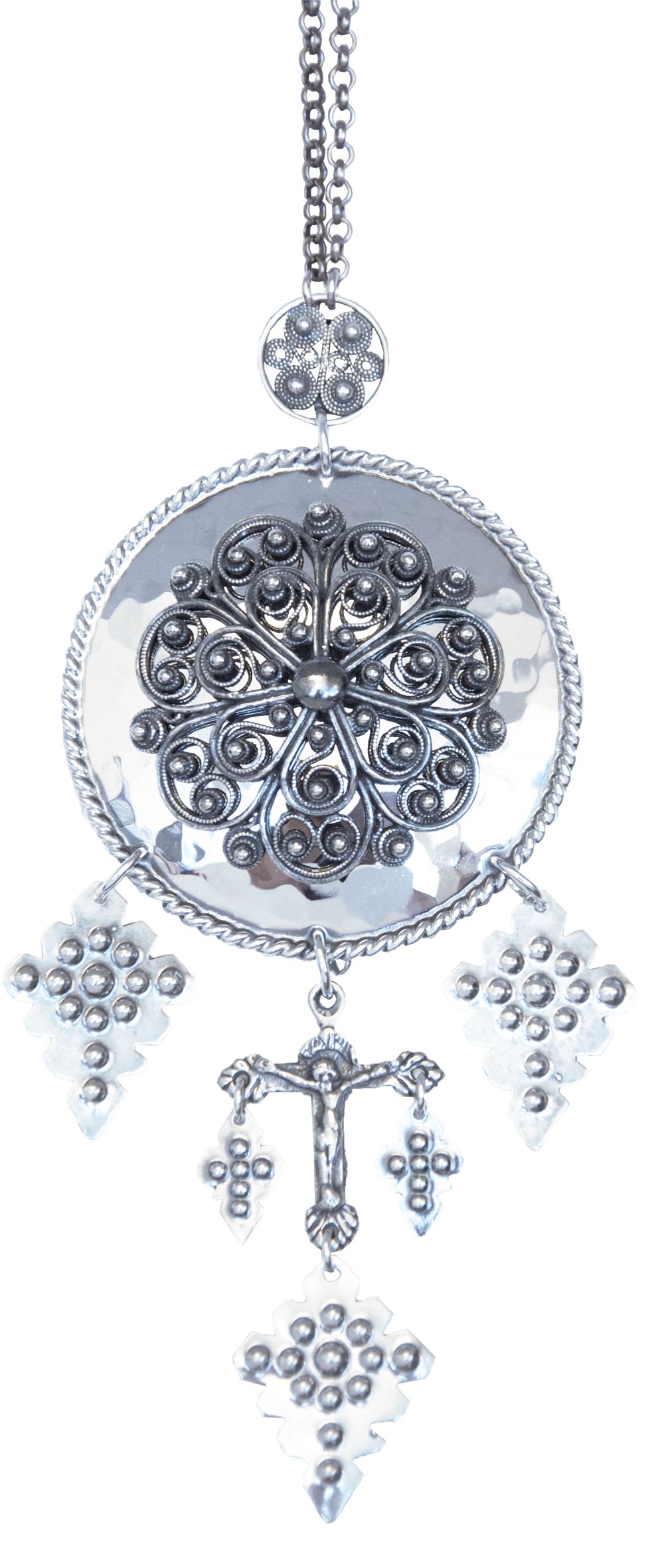 Offerdåse m.70 cm ertekjede