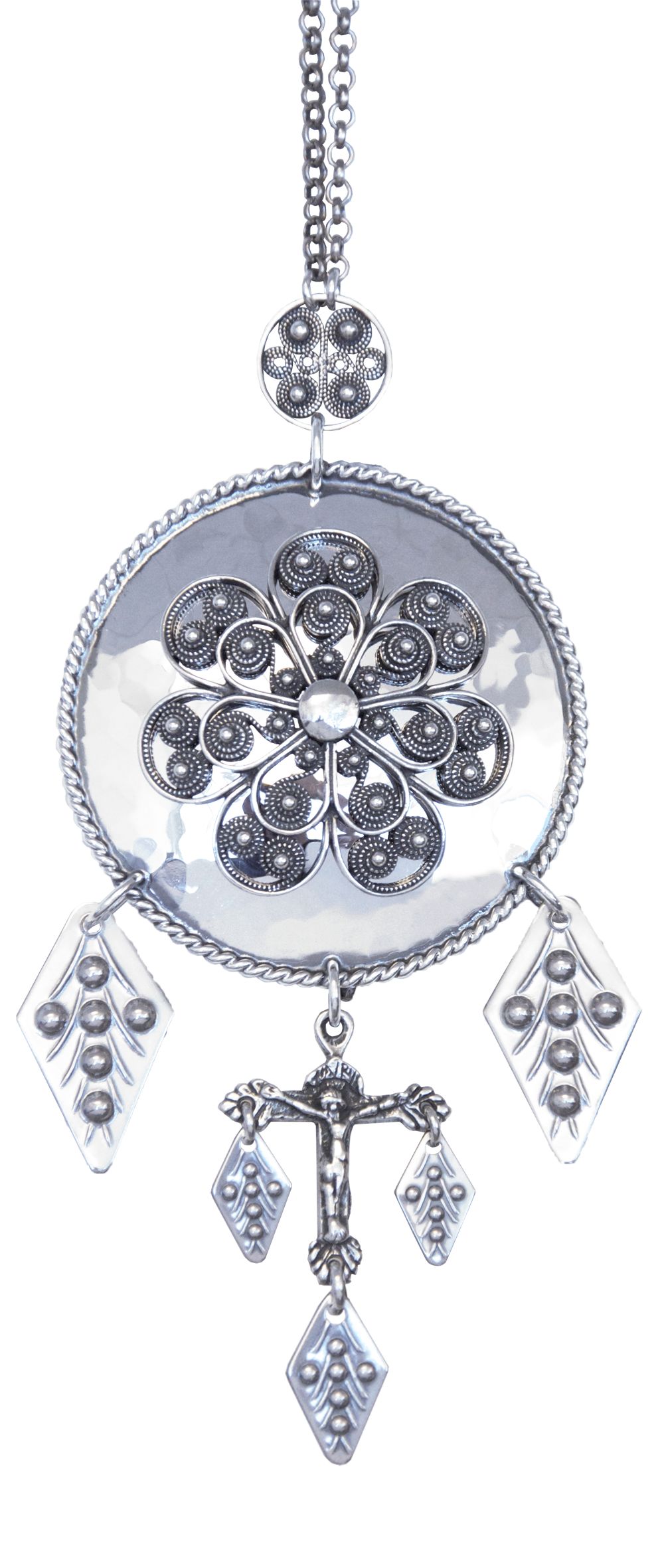 Offerdåse m.70 cm ertekjede