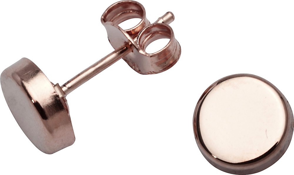 Øredobber Sirkel Rose Gull 