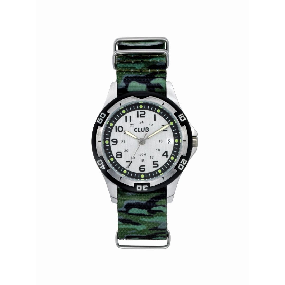 Barneklokke Grønn Stoffrem 