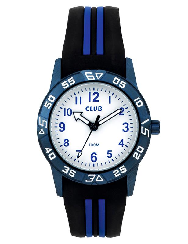 Barneklokke Blå/Sort 