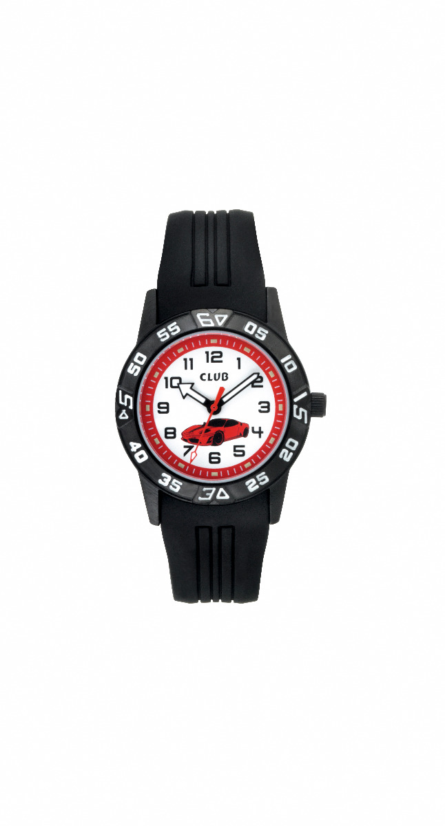 Club Barneklokke Rød Bil Ø33 