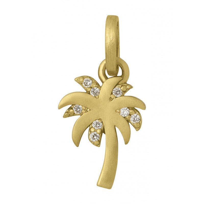 Palm pendant - gold