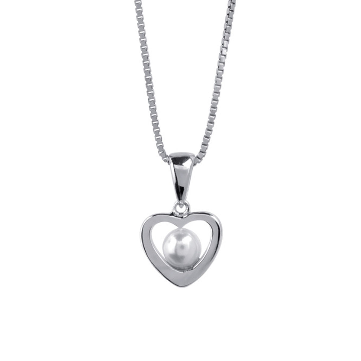 Halssmykke Perle 925 Sølv
