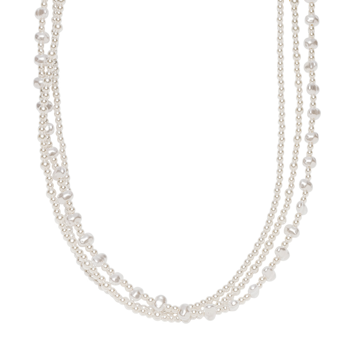 Perlesmykke Gullfarget Stål