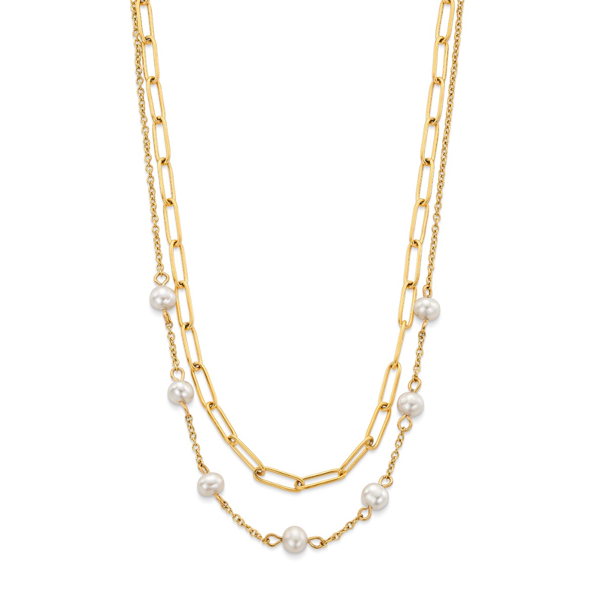 PERNILLE Halssmykke Gullfarget Stål