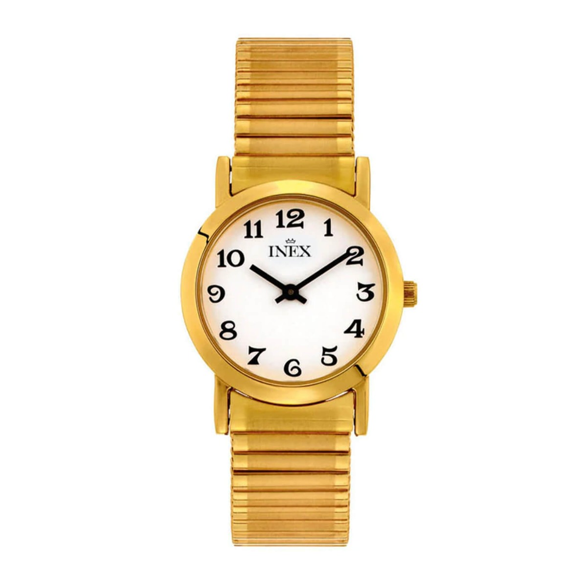 Inex Gullfarget Stål Dameklokke 29 mm