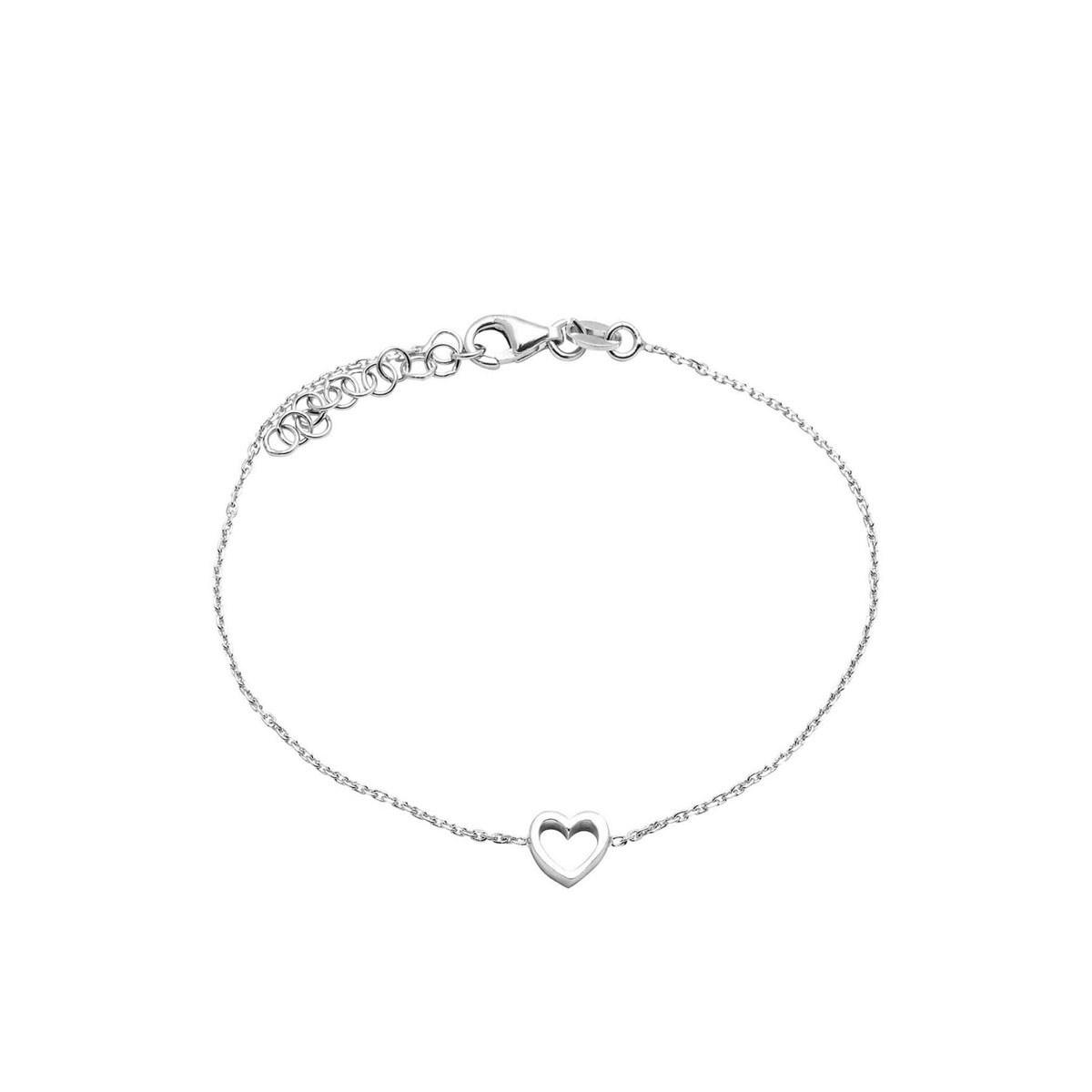 Armbånd Hjerte Sølv 