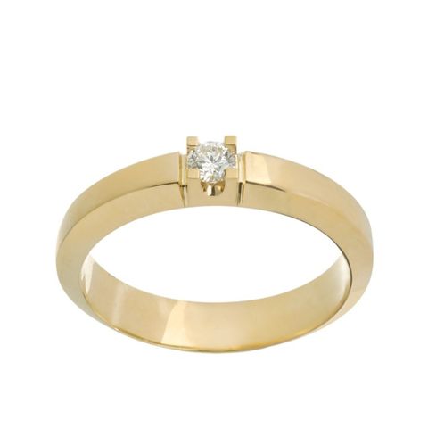 Alliansering 585 Gult Gull 0,10 ct.