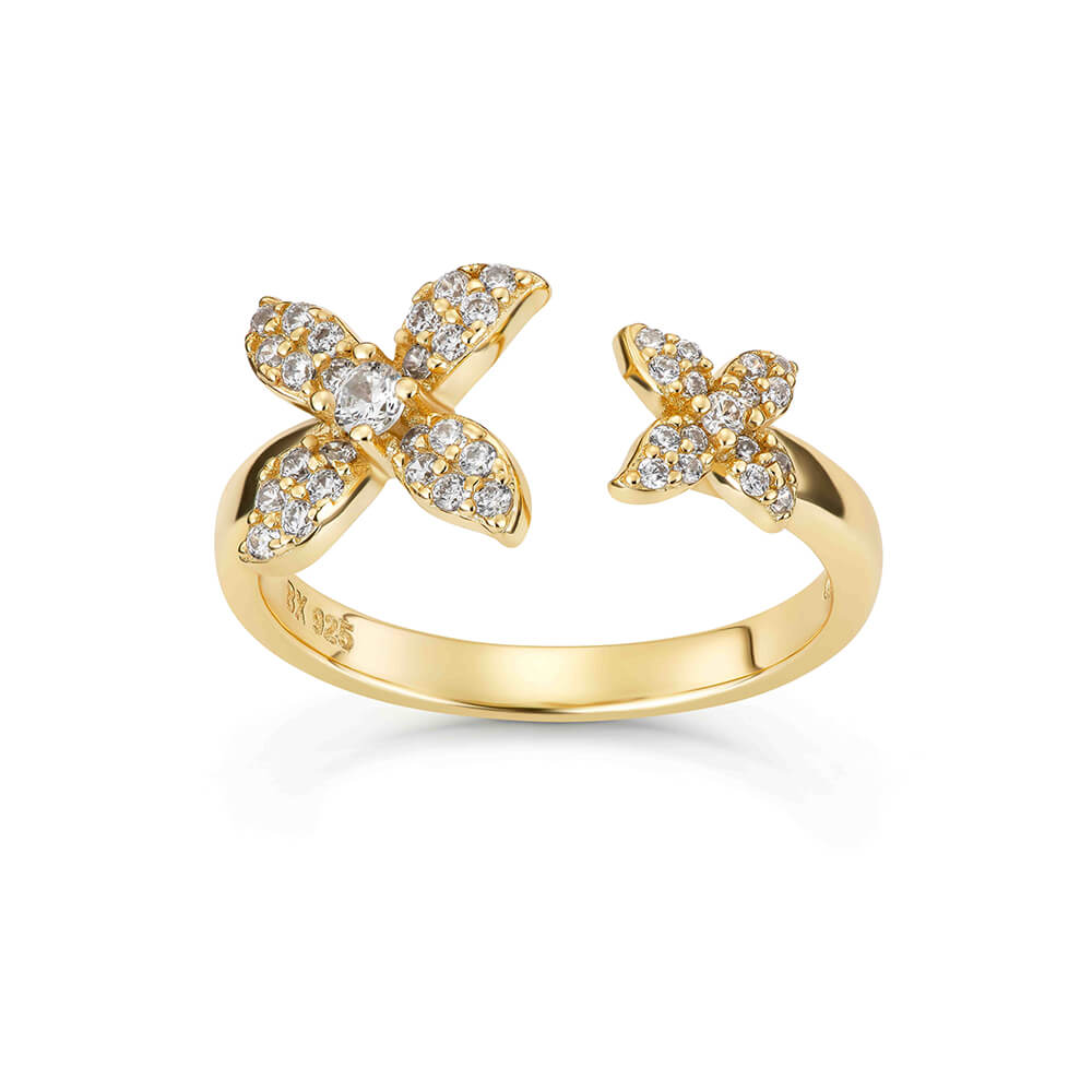 Ring 925 Forgylt Sølv