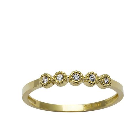 BIRGITTE Ring 375 Gult Gull