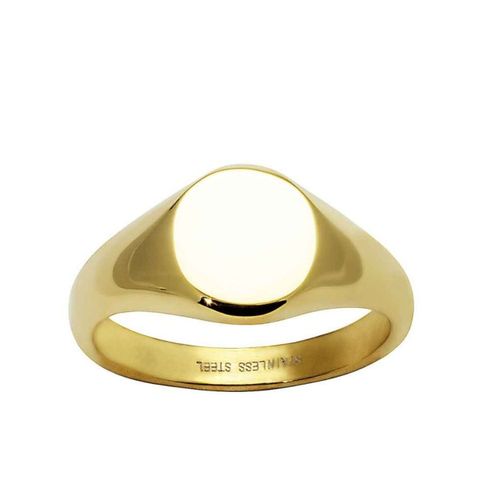 BIRGIT Ring Gullfarget Stål