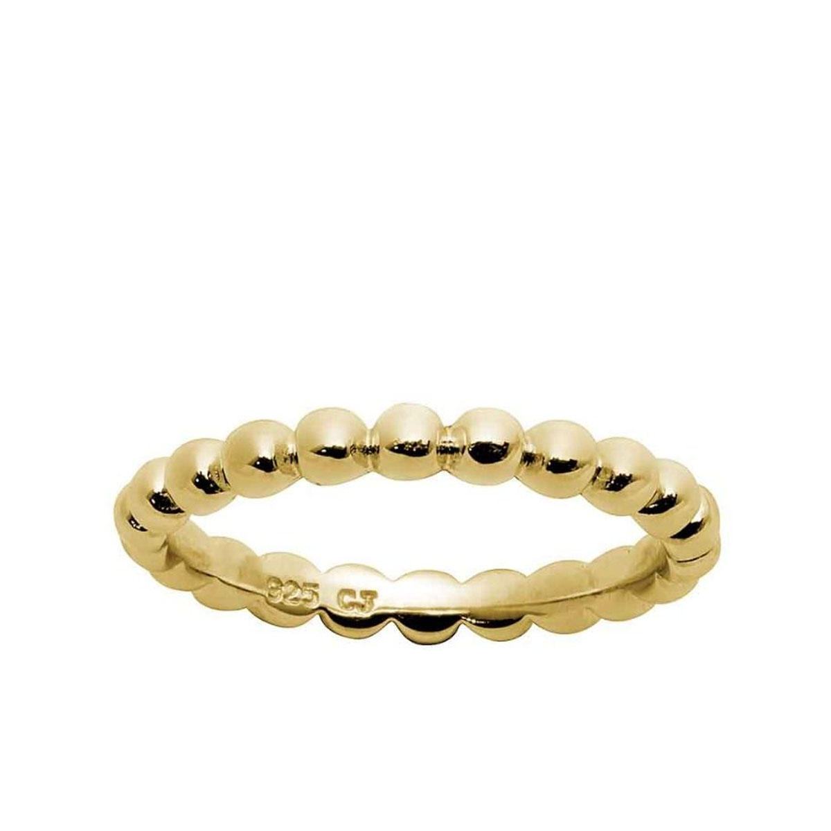 ELLINOR Ring 925 Forgylt Sølv