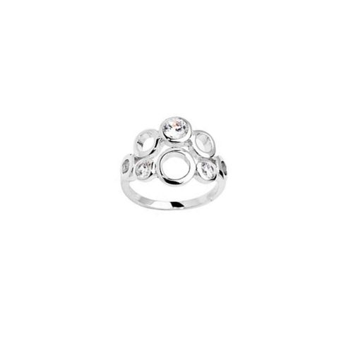 Ring Sirkler Cubic Zirkonia Sølv