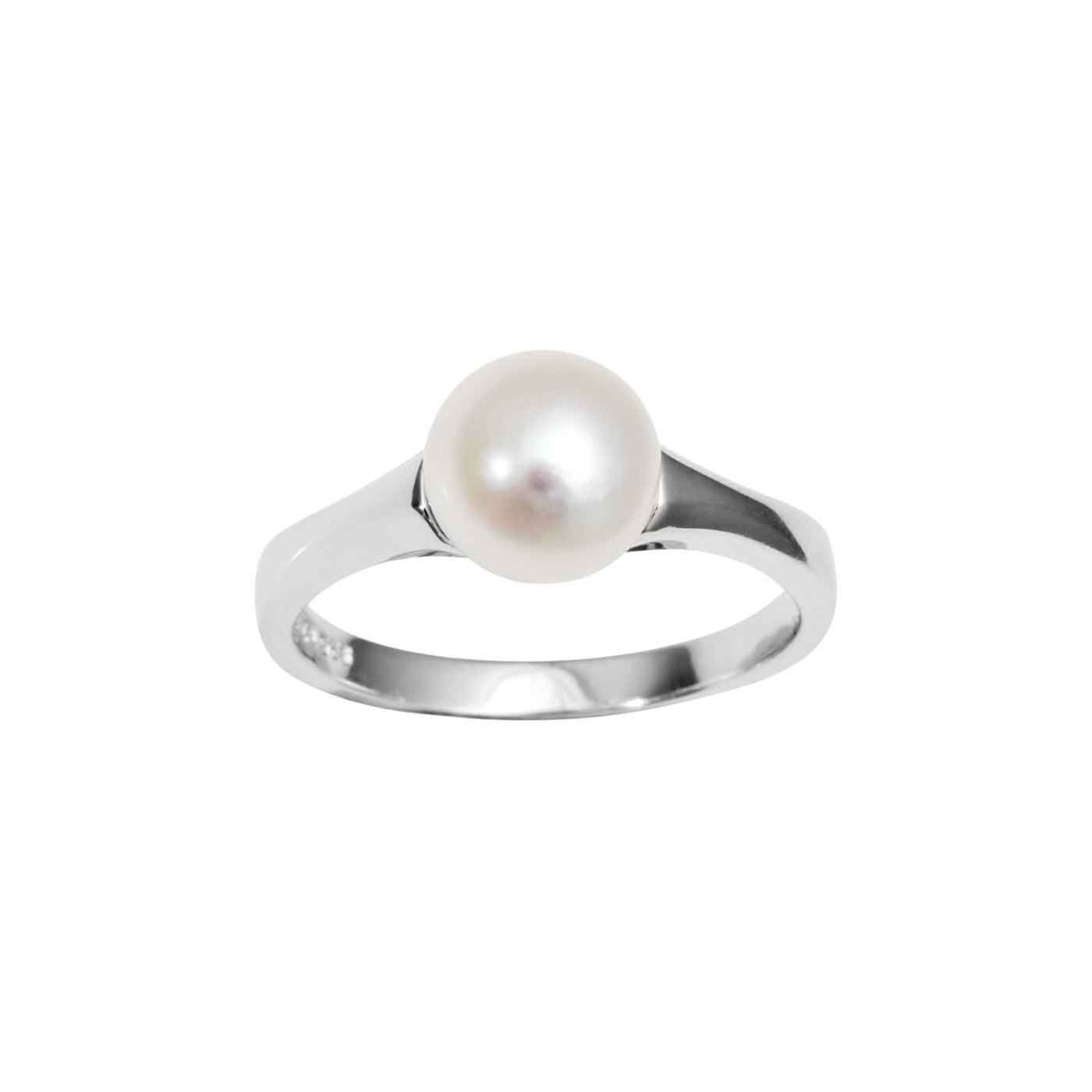 Ring Ferskvannsperle 925 Sølv