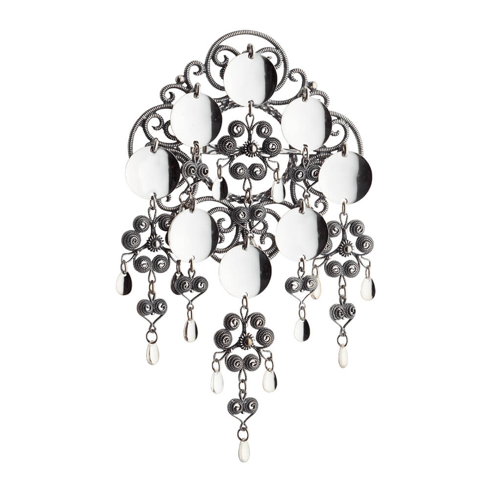 Sølje Nordland 830 Oksidert Sølv