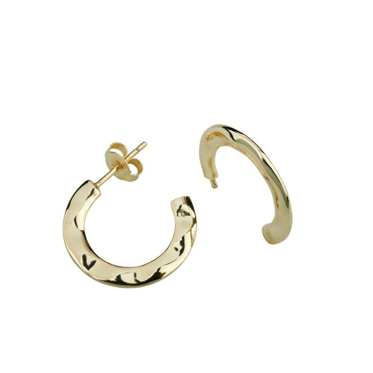 BEATE Øredobber 925 Forgylt Sølv