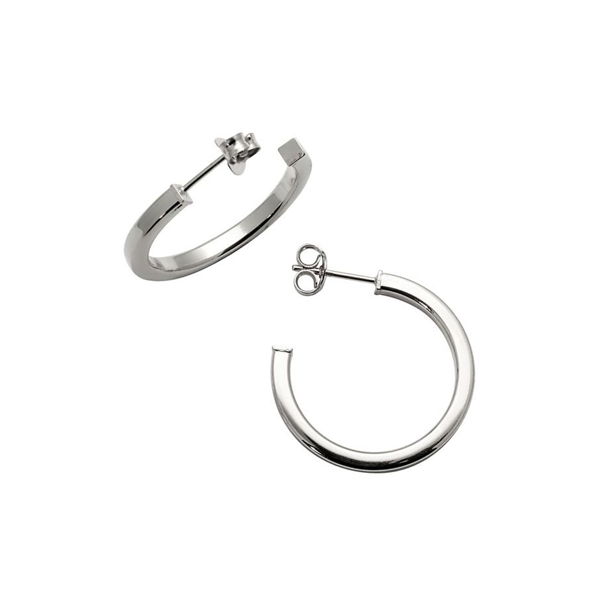 STELLA Øreringer 925 Sølv