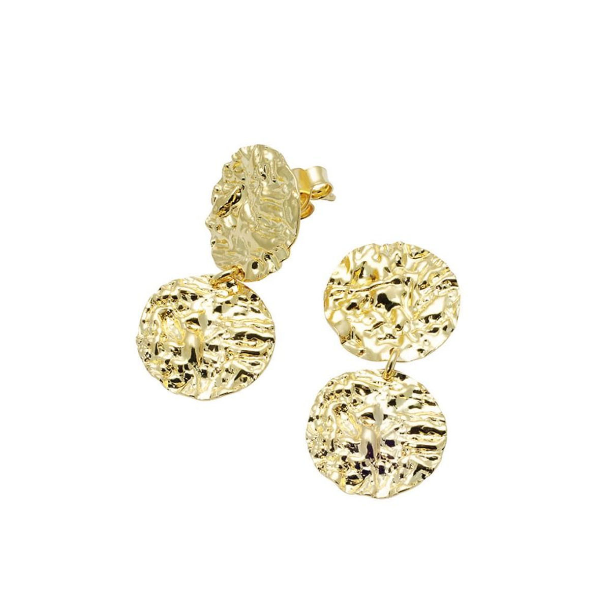 LINN Øredobber 925 Forgylt Sølv