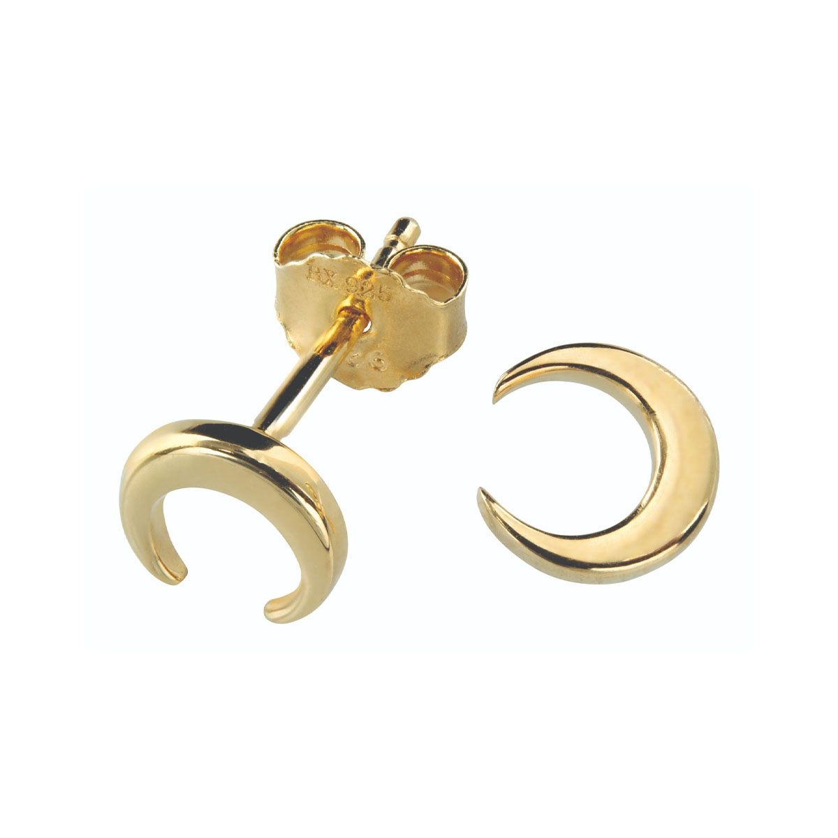 OFELIA Øredobber 925 Forgylt Sølv