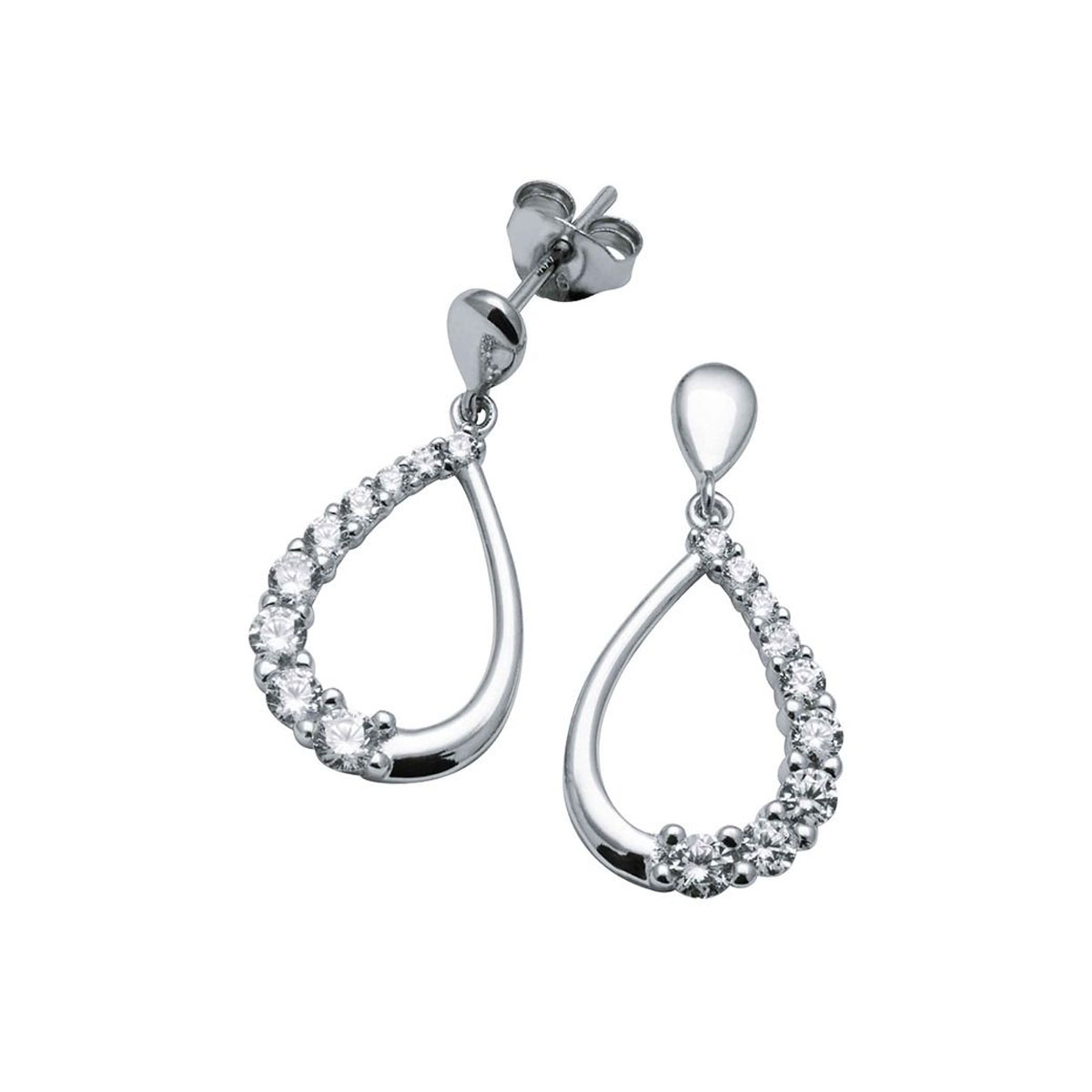 Øredobber Dråpe 925 Sølv