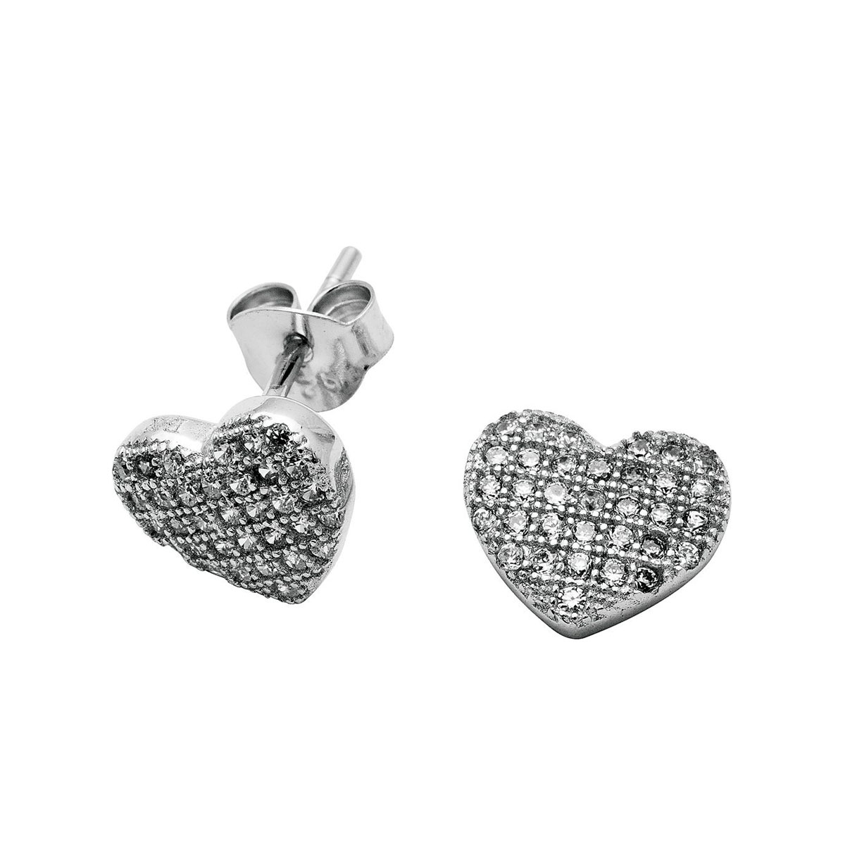 Øredobber Hjerter 925 Sølv