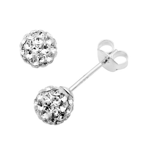 Øredobber 6mm Sølv