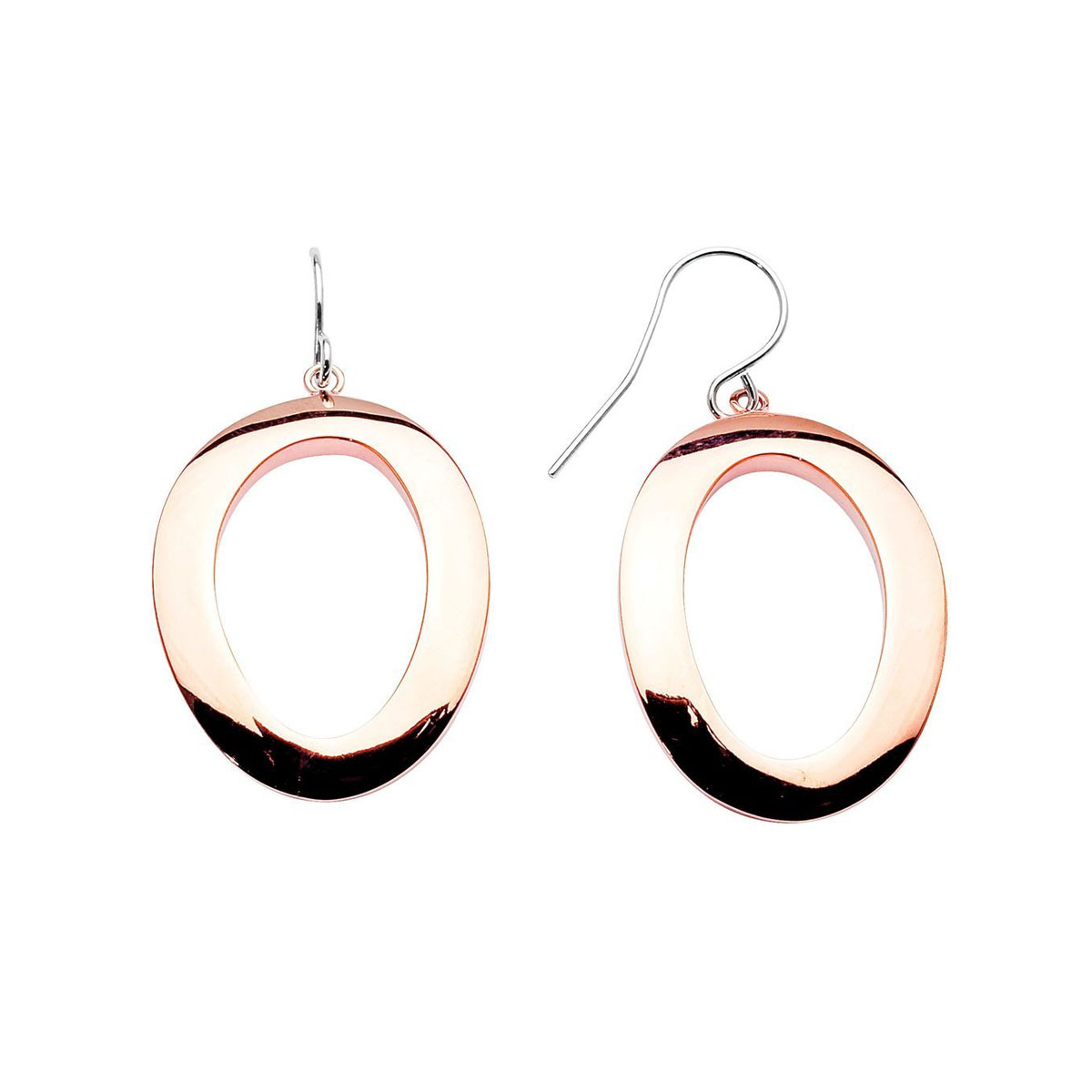 Øredobber Sirkel Hengende Sølv