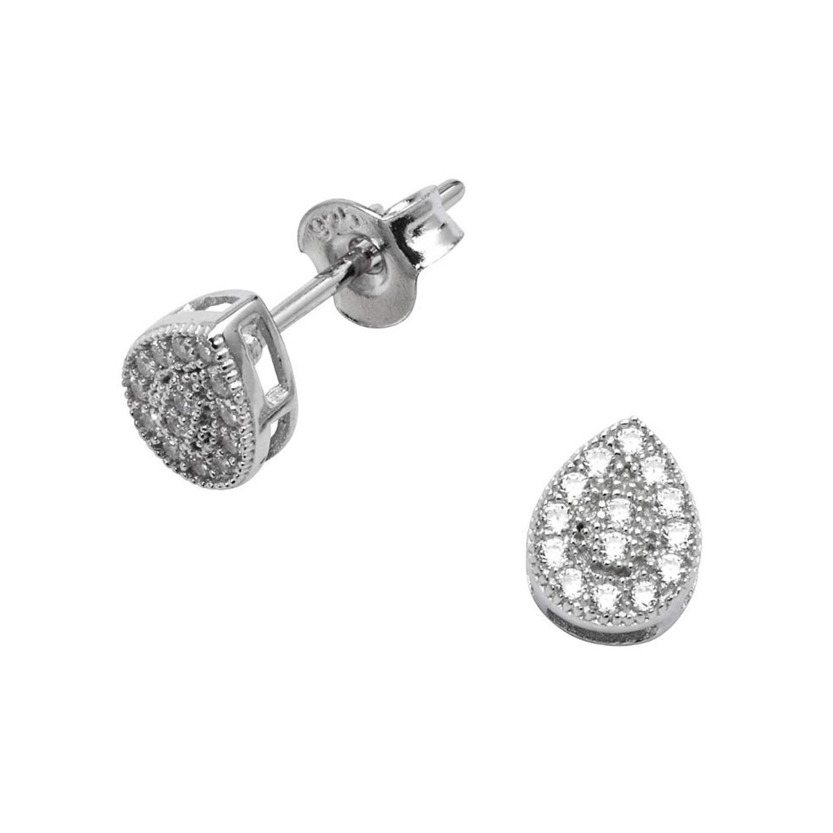 Øredobber - Dråpe m/ Cubic Zirkonia