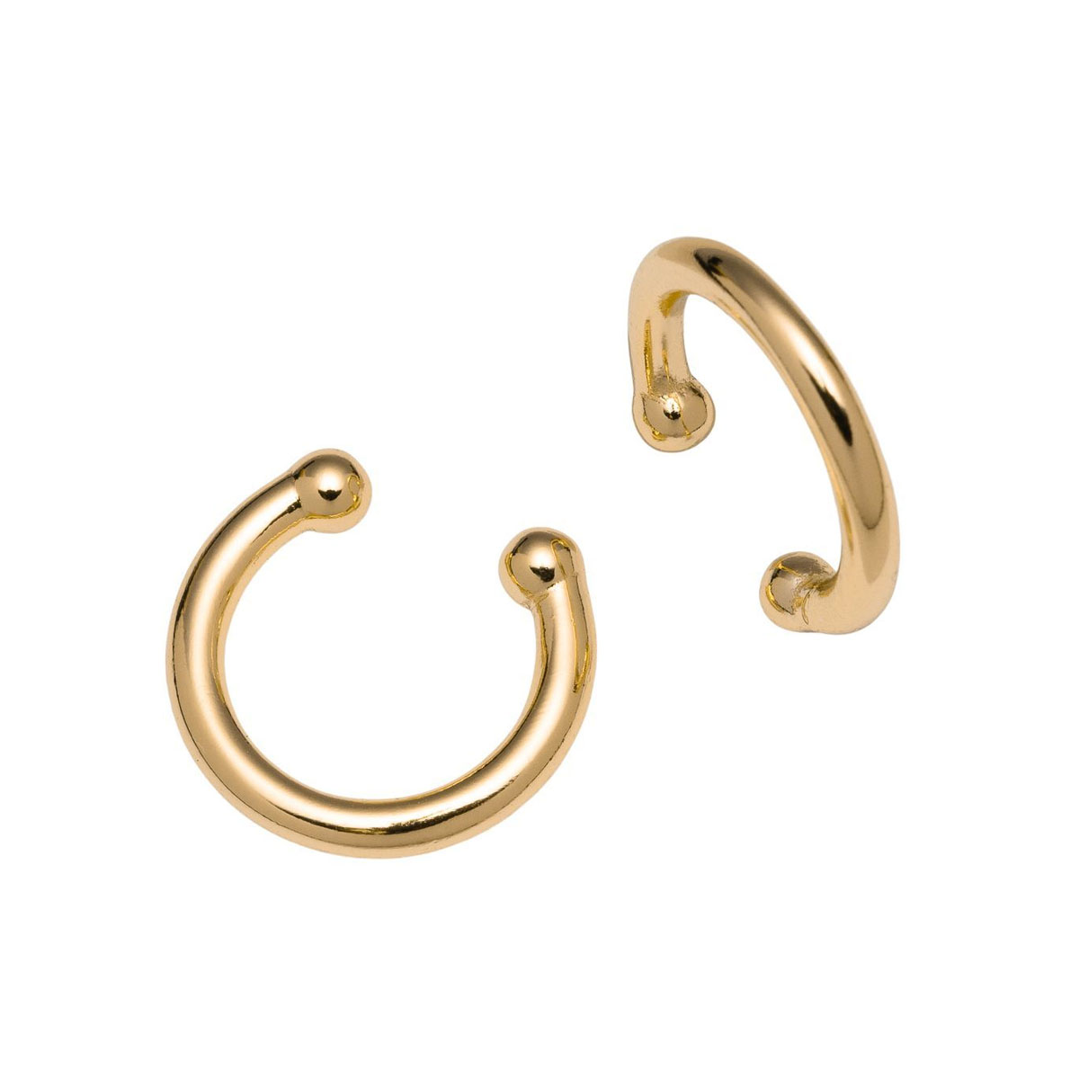 Earcuffs 925 Forgylt Sølv