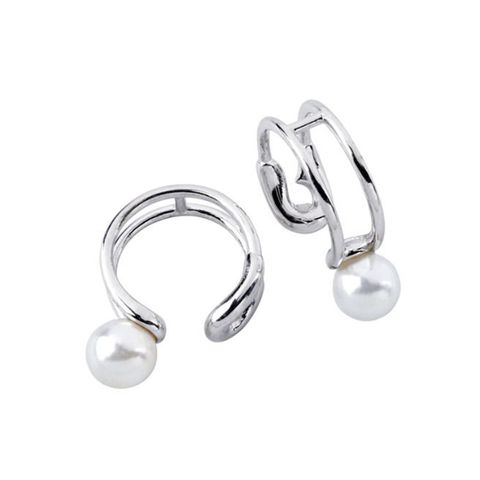 Earcuffs Perle 925 Sølv